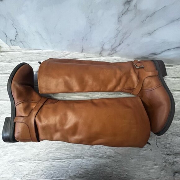 Maxgreat Whiskey Leather Knee High Riding Boots - Picture 6 of 16